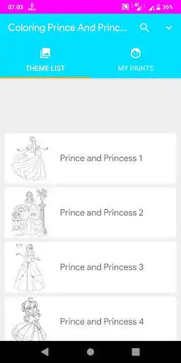 Play Coloring Prince And Princess  and enjoy Coloring Prince And Princess with UptoPlay