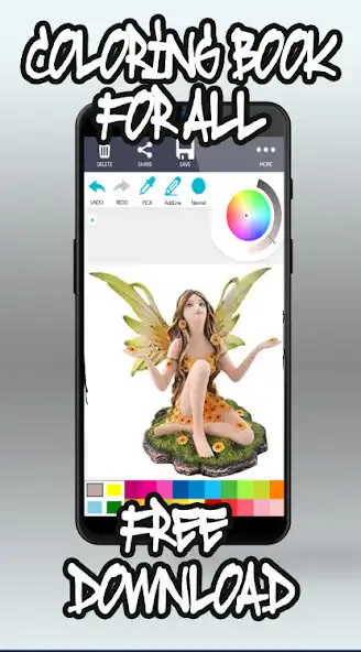 Play Coloring Princess and Queen as an online game Coloring Princess and Queen with UptoPlay