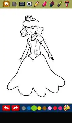 Play coloring princess Play coloring princess