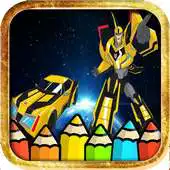 Free play online coloring robot space transform for fans APK