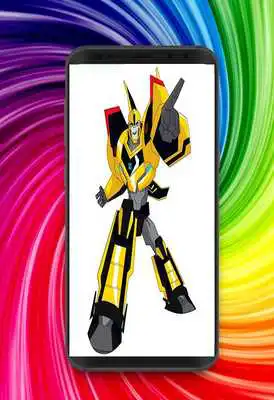 Play coloring robot space transform for fans