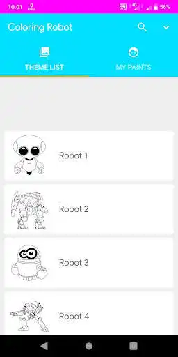 Play Coloring Robots  and enjoy Coloring Robots with UptoPlay