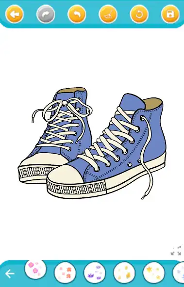 Play coloring sneakers as an online game coloring sneakers with UptoPlay