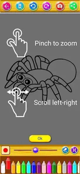Play Coloring Spider Hero Blue as an online game Coloring Spider Hero Blue with UptoPlay