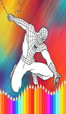 Play coloring spiderman game