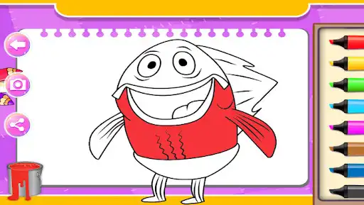 Play Coloring sponge and Cartoons as an online game Coloring sponge and Cartoons with UptoPlay