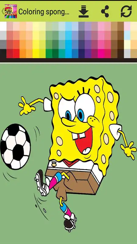 Play Coloring Spongebob page for kids free