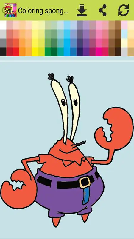 Play Coloring Spongebob page for kids free