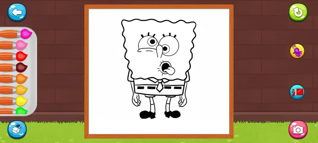 Play Coloring Sponge Patrick as an online game Coloring Sponge Patrick with UptoPlay