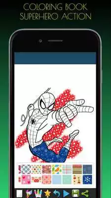 Play Coloring Superhero