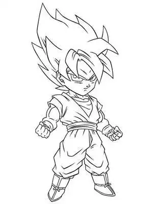 Play Coloring Super Saiyan 2