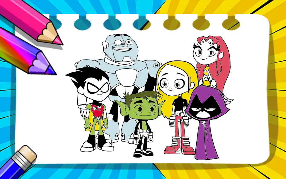 Play Coloring Teen Titan GO Cartoon  and enjoy Coloring Teen Titan GO Cartoon with UptoPlay