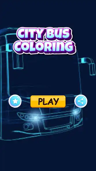 Play coloring the city bus as an online game coloring the city bus with UptoPlay