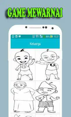 Play Coloring The Twins Upin and Ipin