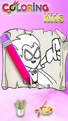 Play Coloring Titans Books Ten