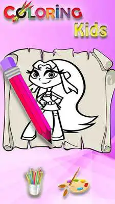 Play Coloring Titans Books Ten