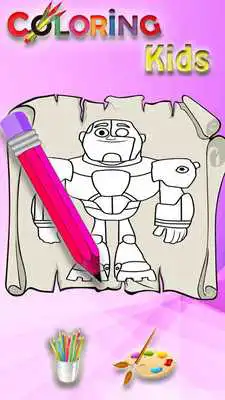 Play Coloring Titans Books Ten