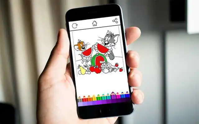 Play Coloring Tom And Mouse