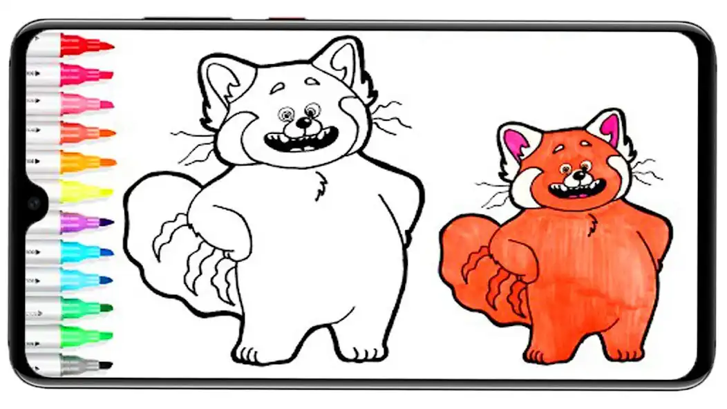 Play Coloring Turning Red Pages  and enjoy Coloring Turning Red Pages with UptoPlay