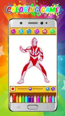 Play coloring Ultraman Zero Cosmos Game Play coloring Ultraman Zero Cosmos Game