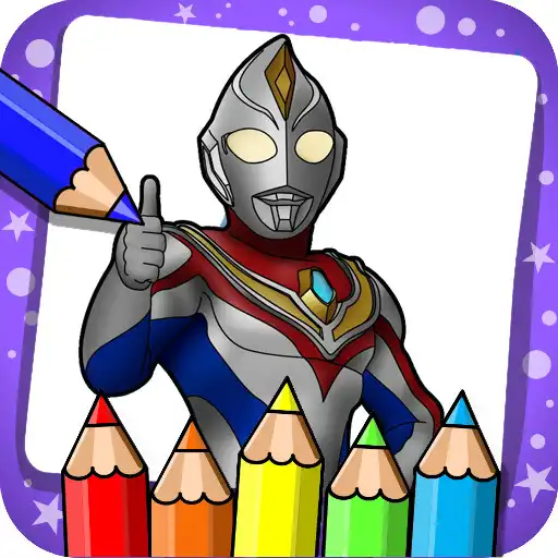 Play coloring Ultraman Zero Cosmos APK