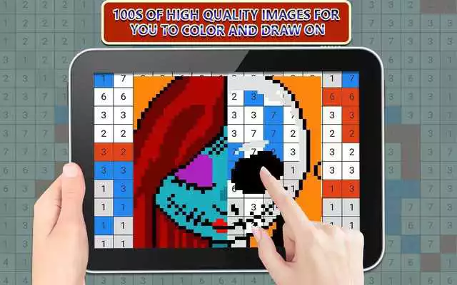 Play Coloring Unicorn Book Sandbox Color By Number Page