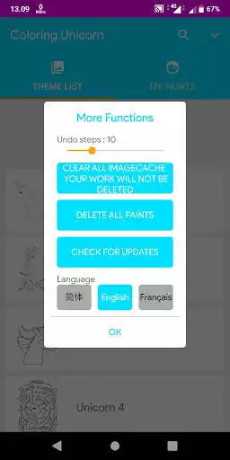 Play Coloring Unicorn as an online game Coloring Unicorn with UptoPlay