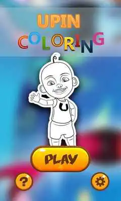 Play Coloring Upin Kids Drawing Book