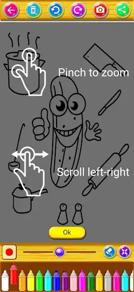 Play Coloring Vegetables as an online game Coloring Vegetables with UptoPlay