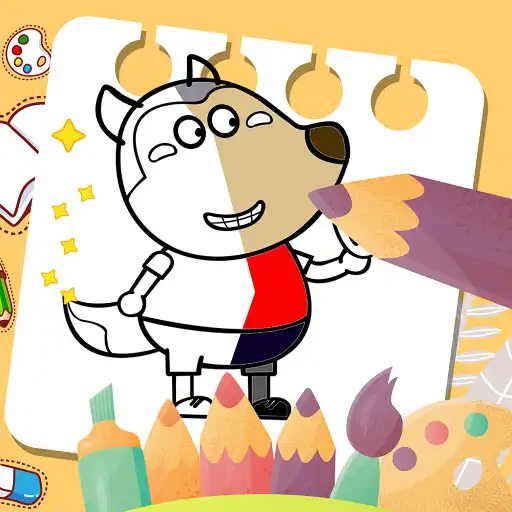Play coloring wolfo book APK