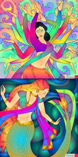 Play Colorju - The Coloring Book  and enjoy Colorju - The Coloring Book with UptoPlay
