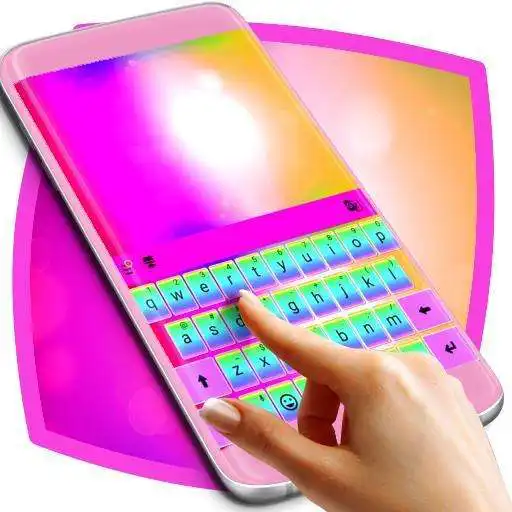 Free play online Color Keyboard Theme for Girls  APK