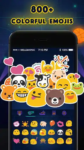 Play Color Keyboard Theme - Slam Jam Emoji  Gif