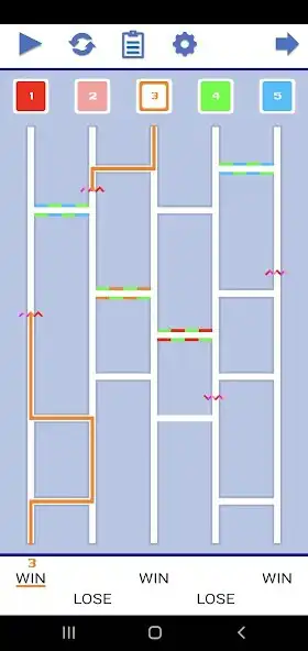 Play Color Ladder Game as an online game Color Ladder Game with UptoPlay