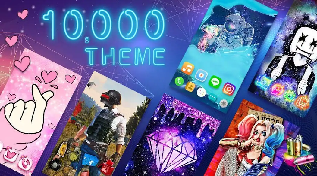 Play Color Launcher - Live Themes  and enjoy Color Launcher - Live Themes with UptoPlay