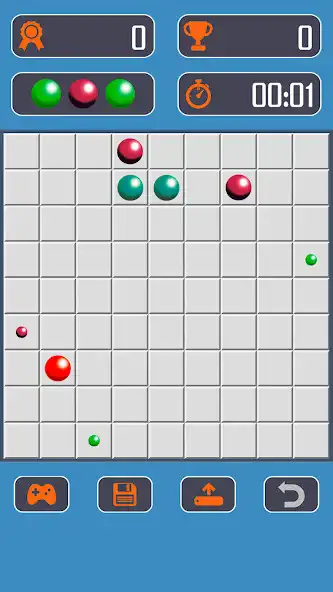 Play Color Line 98 as an online game Color Line 98 with UptoPlay