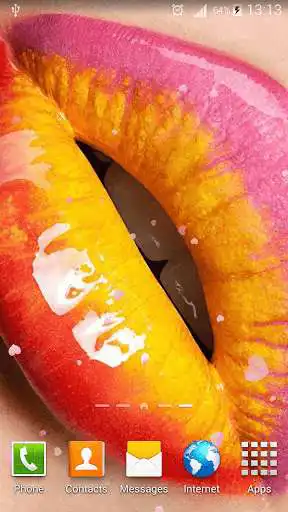 Play Color Lips Live Wallpaper  and enjoy Color Lips Live Wallpaper with UptoPlay
