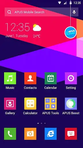 Play Color Lump-APUS Launcher theme