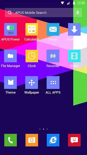 Play Color Lump-APUS Launcher theme