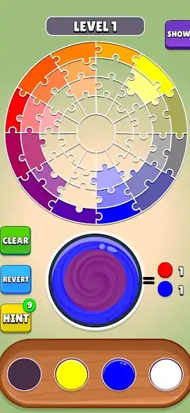 Play Color Merge Puzzle as an online game Color Merge Puzzle with UptoPlay