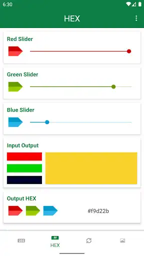 Play Color Mixer RGB HEX as an online game Color Mixer RGB HEX with UptoPlay