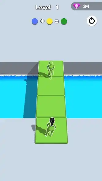 Play Color Mixing Love as an online game Color Mixing Love with UptoPlay