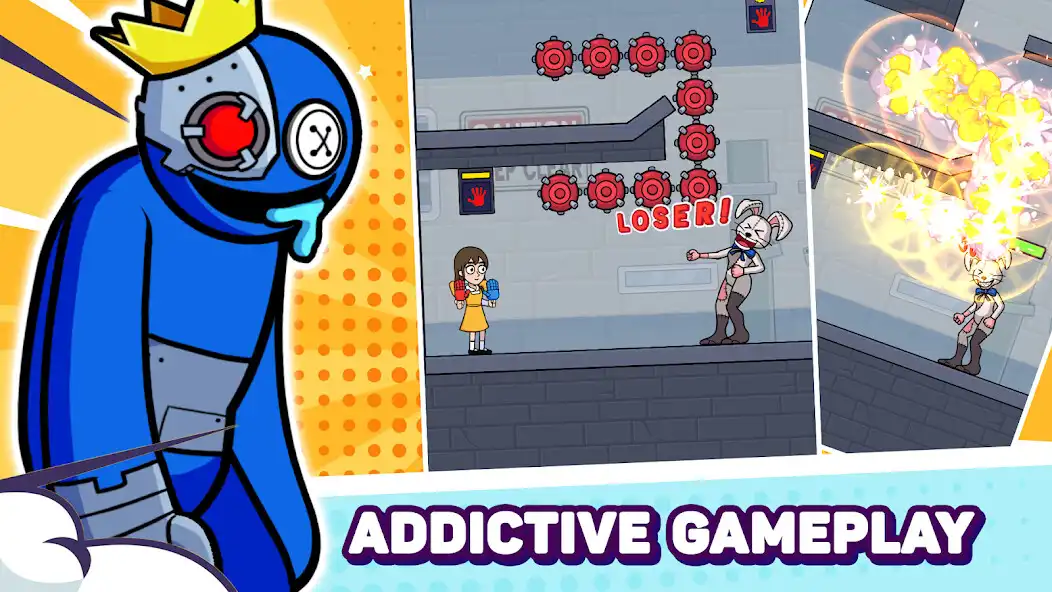 Play Color Monster: Blue Survivor  and enjoy Color Monster: Blue Survivor with UptoPlay