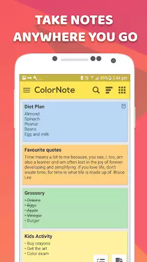 Play ColorNotes as an online game ColorNotes with UptoPlay