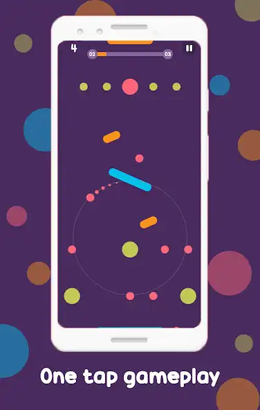 Play Color Orbit : Pivot, Bump and Pop as an online game Color Orbit : Pivot, Bump and Pop with UptoPlay