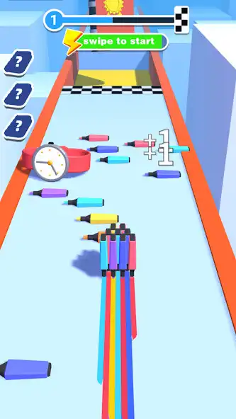 Play Color Pen Run  and enjoy Color Pen Run with UptoPlay