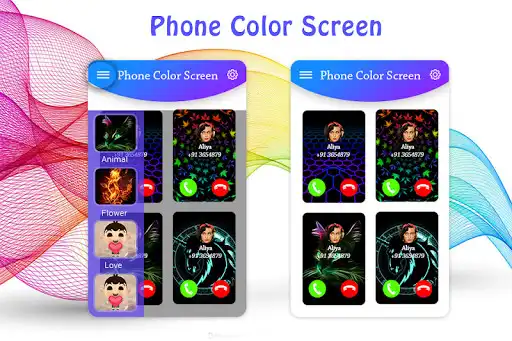 Play Color Phone Call Flash Screen as an online game Color Phone Call Flash Screen with UptoPlay