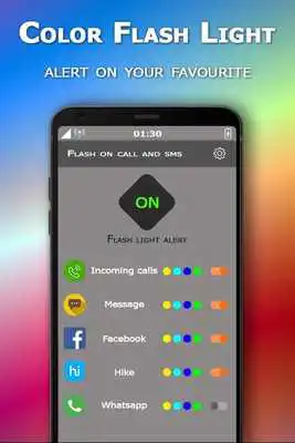 Play Color Phone Flash - Call Screen Changer