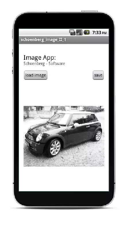 Play color photo->black-white photo