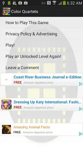Play Color Quartets as an online game Color Quartets with UptoPlay